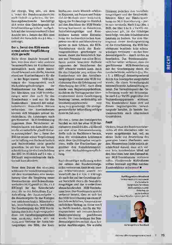 Vorschauseite 2: Krankenhäuser aufgepasst!