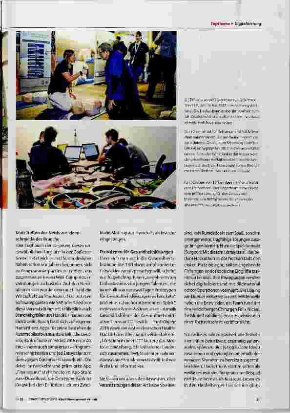 Vorschauseite 2: So bringen Nerds frische Ideen in die Gesundheitsbranche
