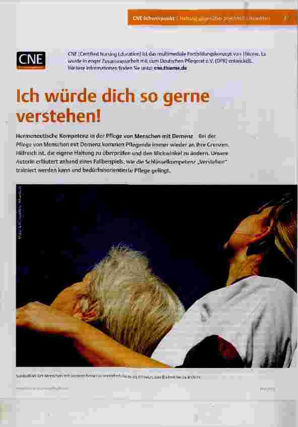 Vorschauseite 1: Ich würde dich so gerne verstehen!