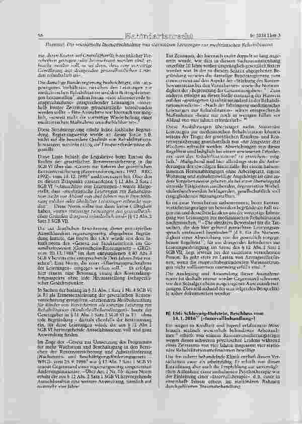 Vorschauseite 2: Die wiederholte Inanspruchnahme von stationären Leistungen zur medizinischen Rehabihtation