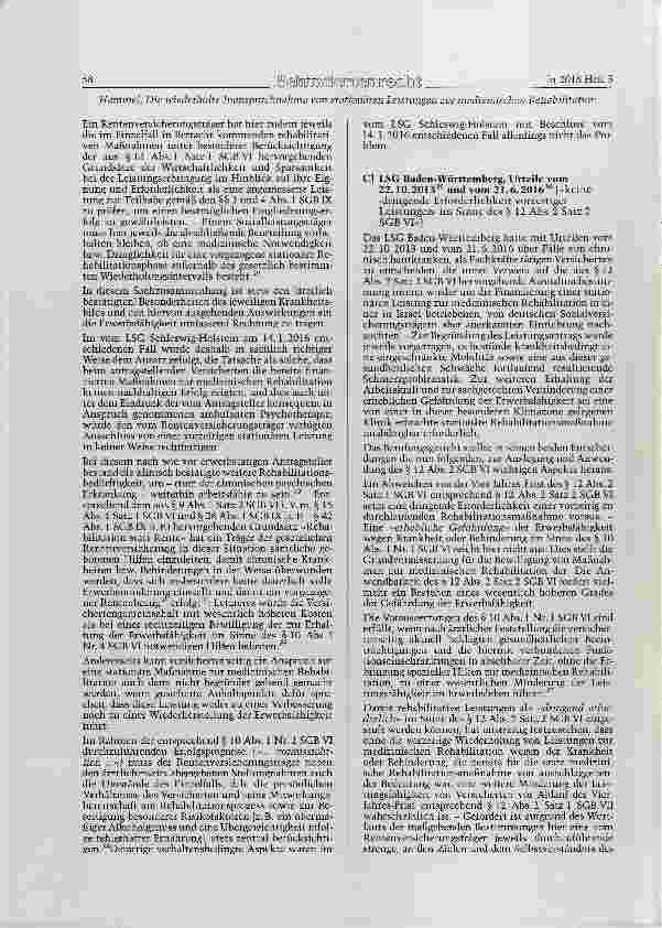 Vorschauseite 4: Die wiederholte Inanspruchnahme von stationären Leistungen zur medizinischen Rehabihtation