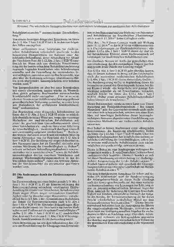 Vorschauseite 5: Die wiederholte Inanspruchnahme von stationären Leistungen zur medizinischen Rehabihtation