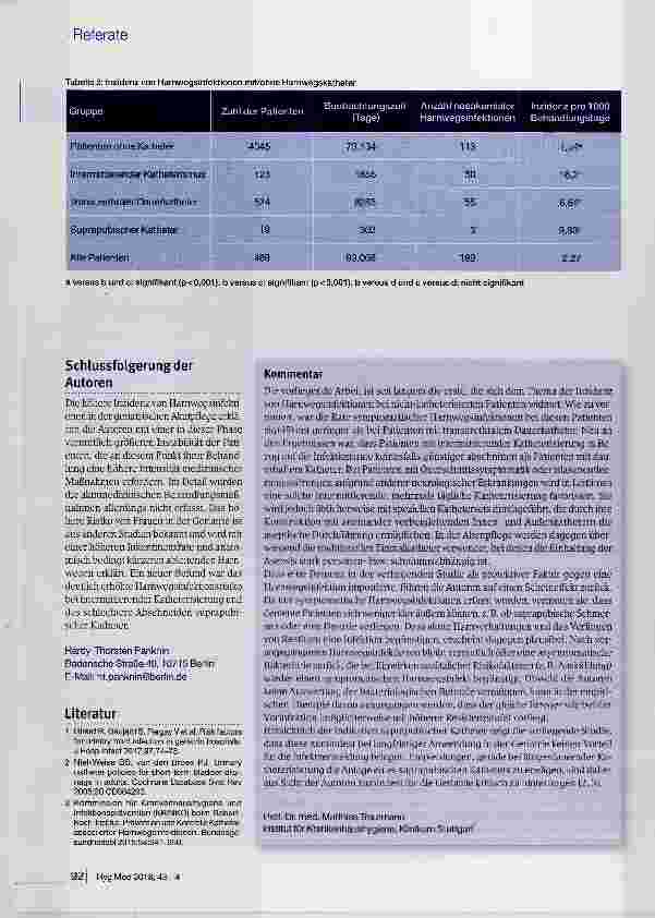 Vorschauseite 3: Harnwegsinfektionen in der Geriatrie: Welche Patientengruppen sind besonders gefährdet?