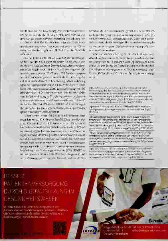 Vorschauseite 2: Die Telematikinfrastruktur auf dem Weg in das Krankenhaus!?