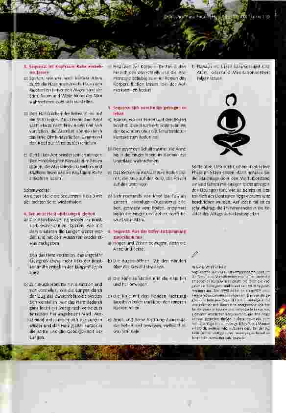 Vorschauseite 3: Ruhen und sich regenerieren Teil II
