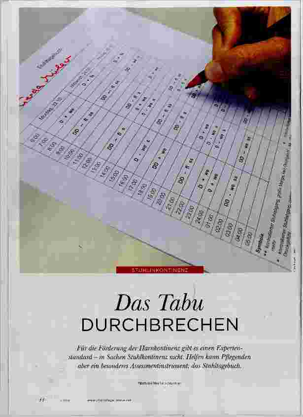 Vorschauseite 1: Das Tabu DURCHBRECHEN