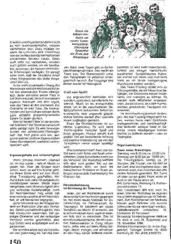 Vorschauseite 2: Team-Trainig: Workshops für Führungskräfte im Großhaushalt