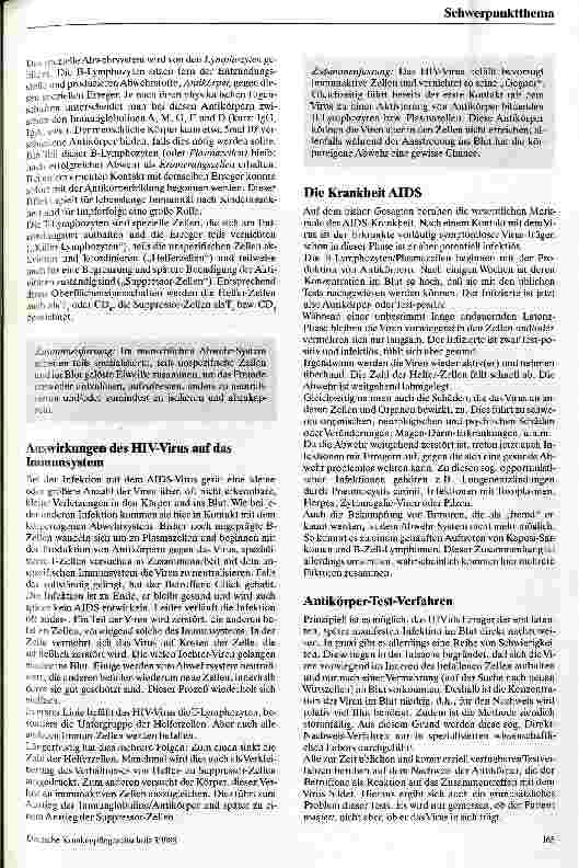 Vorschauseite 2: Immunologische Aspekte des AIDS
