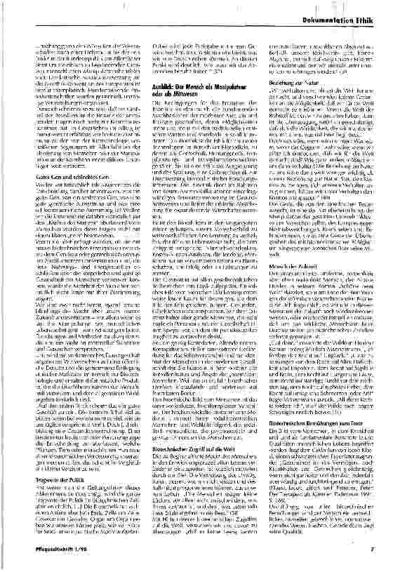 Vorschauseite 6: Mit der Bioethik auf dem Weg zum programmierten Menschen Ein Beitrag zur Auseinandersetzung mit der Bioethik als Legitimationstheorie des biotechnischen Zeitalters