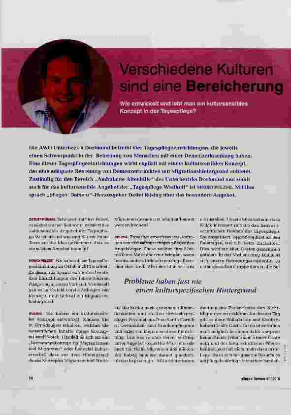 Vorschauseite 1: Verschiedene Kulturen sind eine Bereicherung