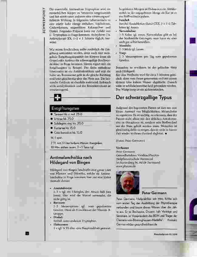 Vorschauseite 4: Vom schwarzgalligen Typus