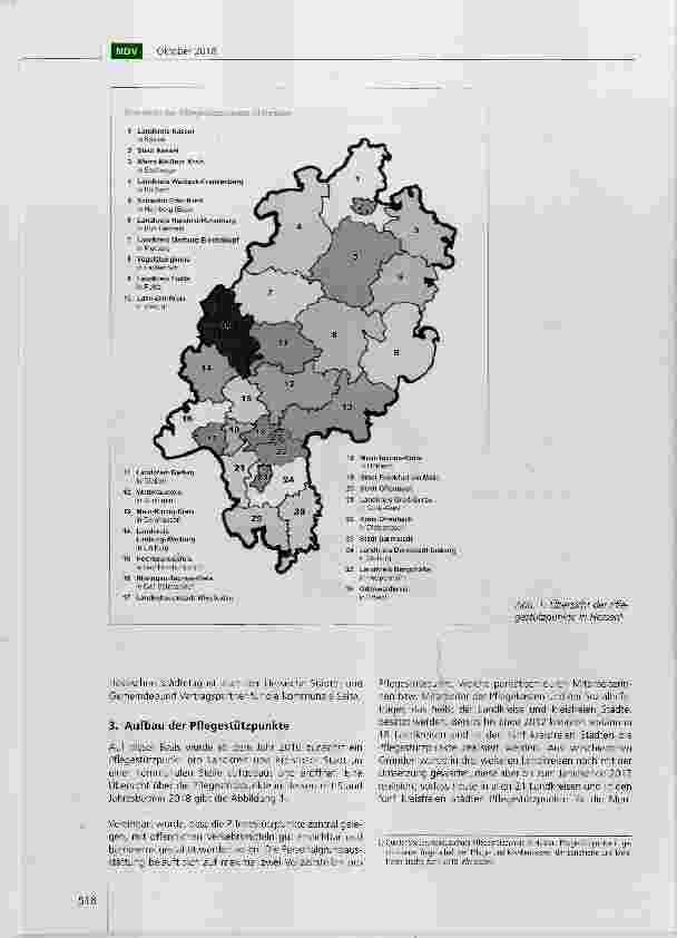 Vorschauseite 2: Stand und Perspektiven der Pflegestützpunkte im Bundesland Hessen