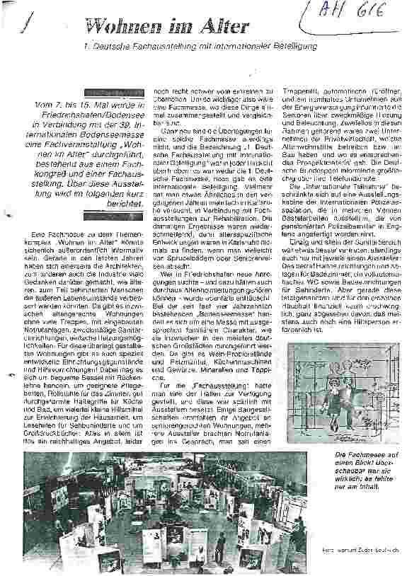 Vorschauseite 1: Wohnen im Alter