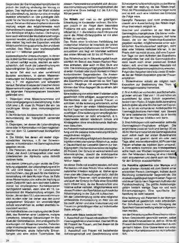 Vorschauseite 2: Kinderheilkunde 17. Folge: Verhalten bei Infektionskrankheiten in der Familie