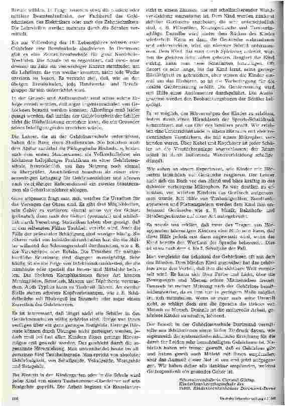 Vorschauseite 4: Besichtigung einer Gehörlosenschule