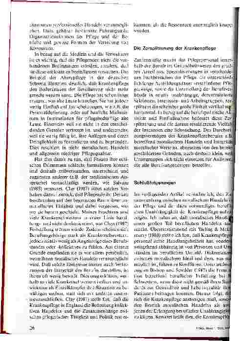 Vorschauseite 6: Moralisches Handeln und berufliche Unabhängigkeit in der Krankenpflege