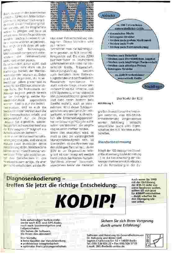 Vorschauseite 2: Drum prüfe, wer sich ewig bindet ... Krankenhaus-Informationssysteme: Wer den Partner lange nich gewechselt hat, sollte einen EDV-Check vornehmen