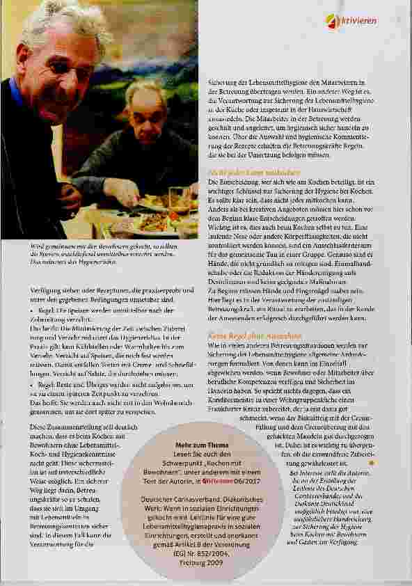 Vorschauseite 4: Rezepte für gute Hygienepraxis