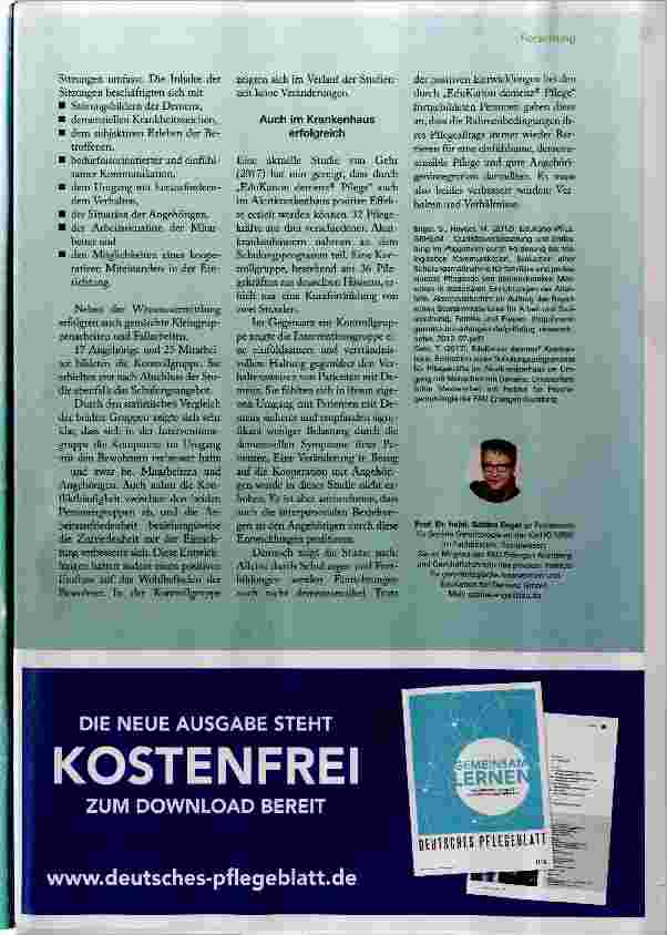 Vorschauseite 2: Mehr Kompetenz im Umgang mit Demenz