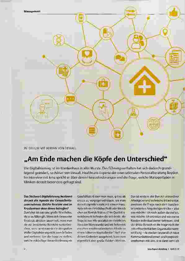 Vorschauseite 1: Am Ende machen die Köpfe den Unterschied