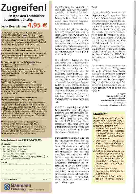 Vorschauseite 3: Wenn Mitarbeiter ständig krank sind