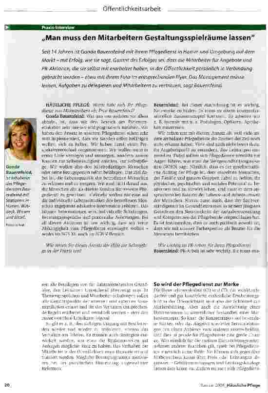 Vorschauseite 1: Man muss den Mitarbeitern Gestaltungsspielräume lassen