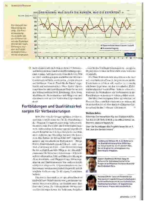 Vorschauseite 3: Wer Qualität vergleicht, kann Qualität verbessern