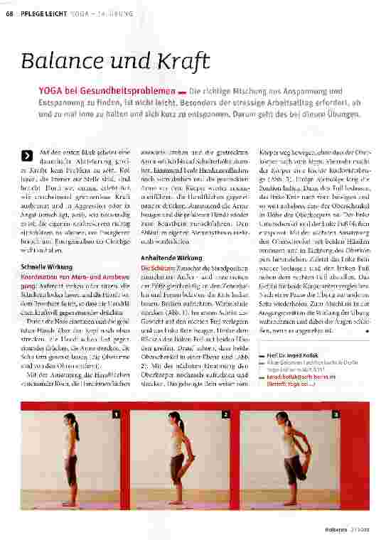 Vorschauseite 1: Balance und Kraft