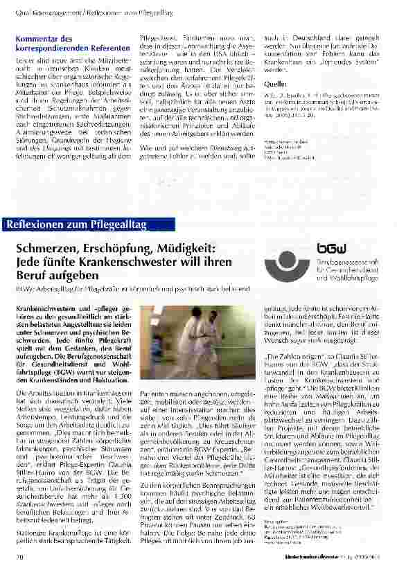 Vorschauseite 3: Medizinische Behandlungsfehler: Unterschiede zwischen Pflegepersonal und Ärzten in der Bereitschaft zur „Fehlermeldung