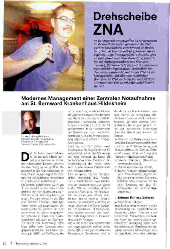 Vorschauseite 1: Drehscheibe ZNA