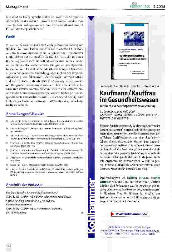 Vorschauseite 3: Der Zusammenhang zwischen guter Kommunikation und Qualität