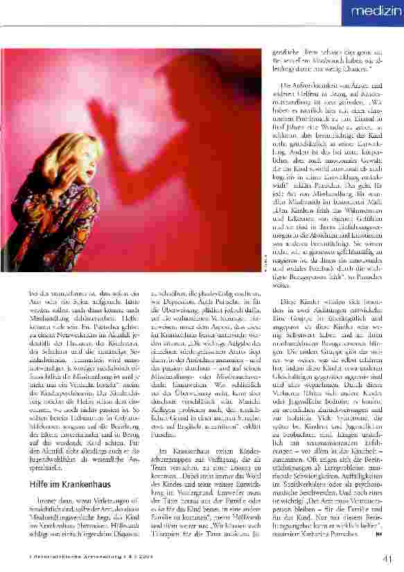 Vorschauseite 2: Das misshandelte Kind -ein chronisches Opfer