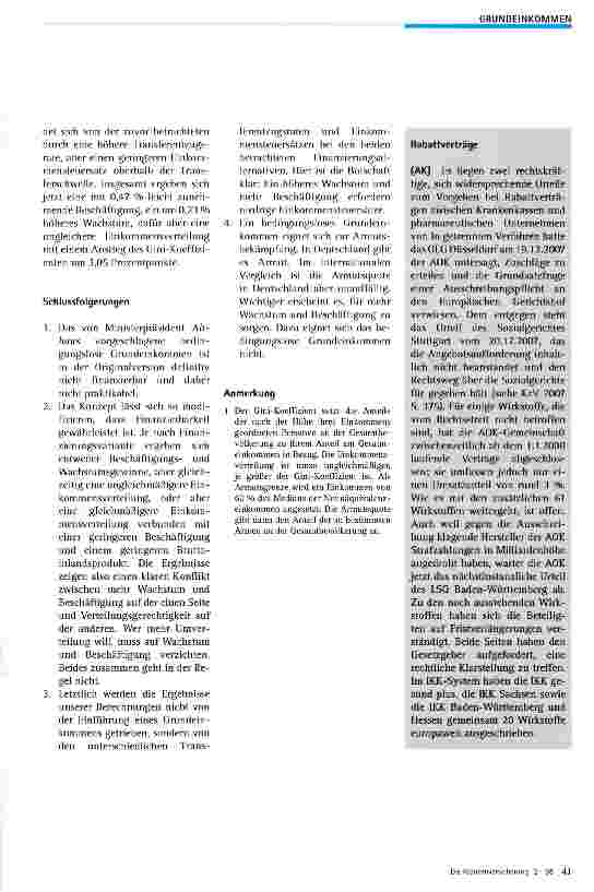 Vorschauseite 4: Bedingungsloses Grundeinkommen für alle?
