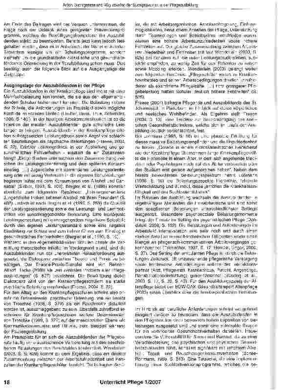 Vorschauseite 4: Suchtgenese und Möglichkeiten der Suchtprävention in der Pflegeausbildung auf der Basis einer gesundheitsförderlichen Gesamtkonzeption