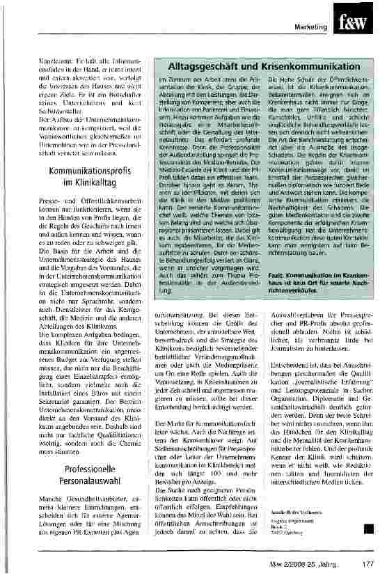 Vorschauseite 2: Gesucht: Führungskräfte mit journalistischer Erfahrung