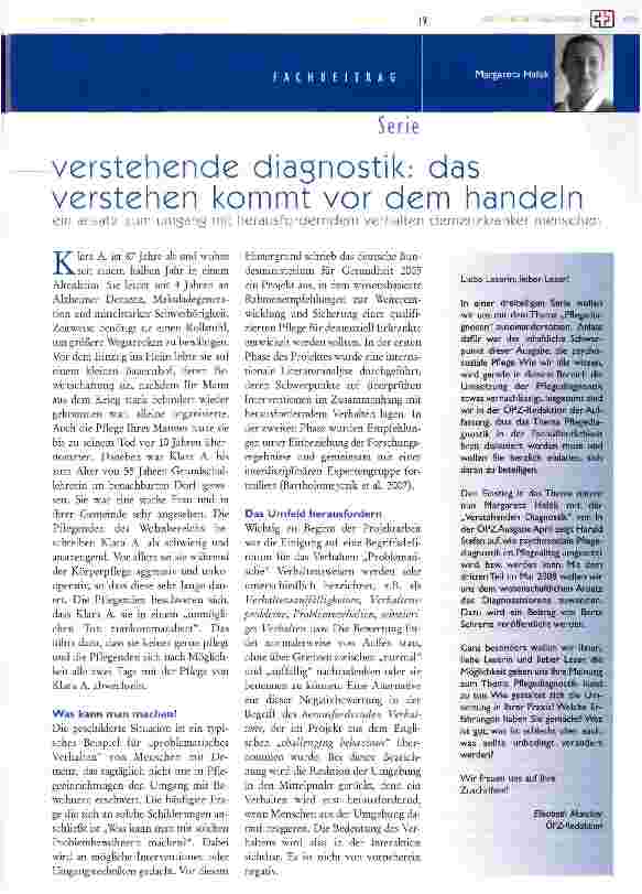 Vorschauseite 1: verstehende diagnostik: das verstehen kommt vor dem handeln