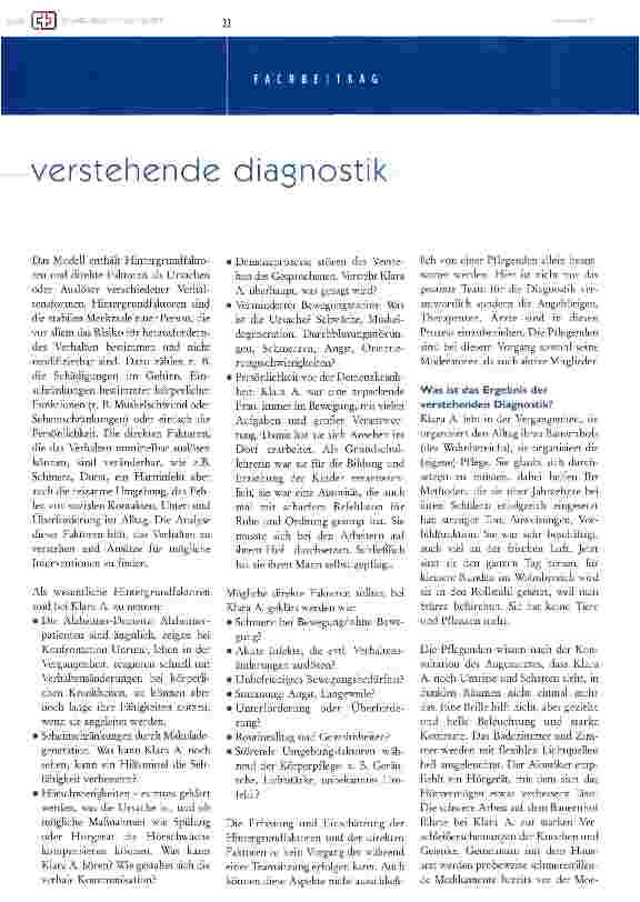 Vorschauseite 4: verstehende diagnostik: das verstehen kommt vor dem handeln