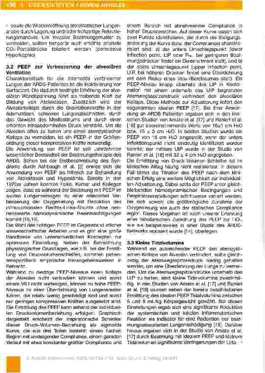 Vorschauseite 3: Die Behandlung des akuten Lungenversagens