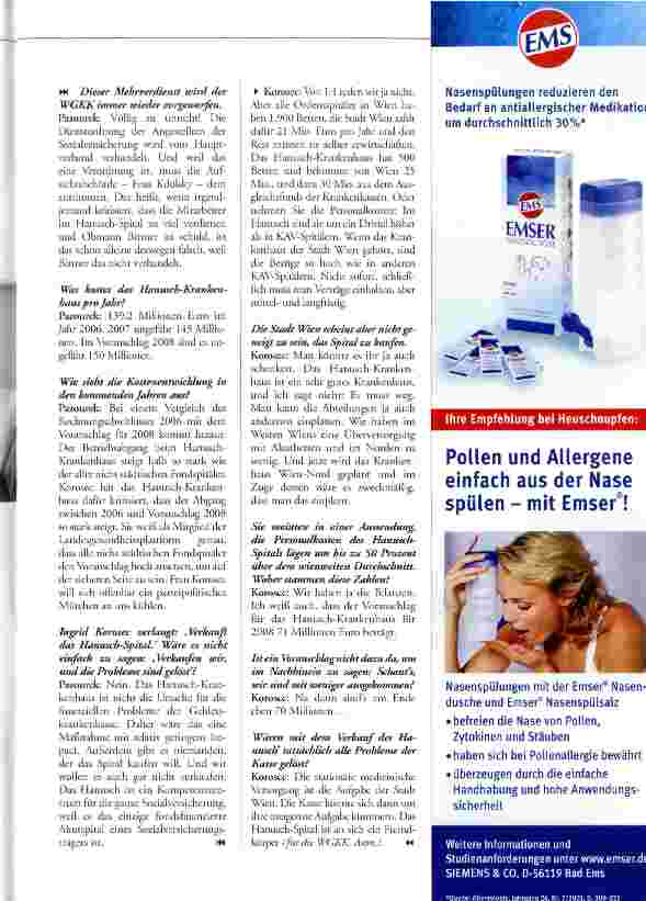 Vorschauseite 2: Das teure Hanusch