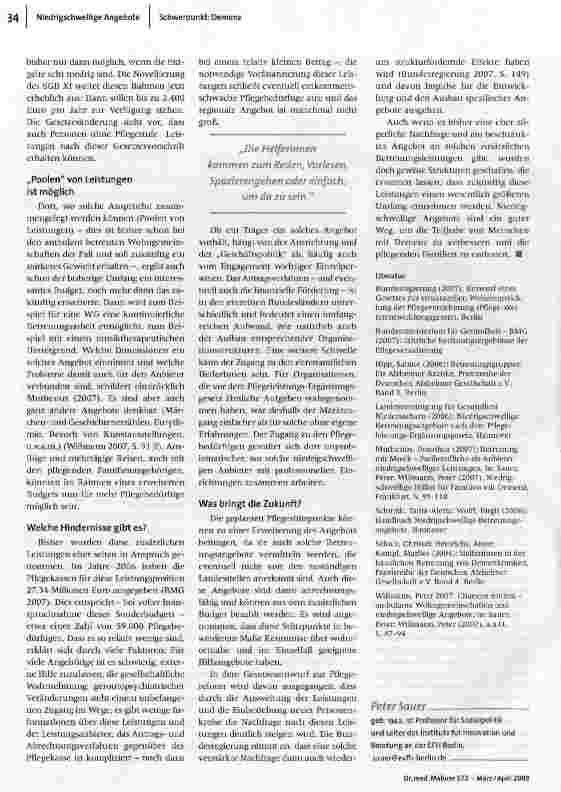 Vorschauseite 3: Niedrigschwellige Angebote