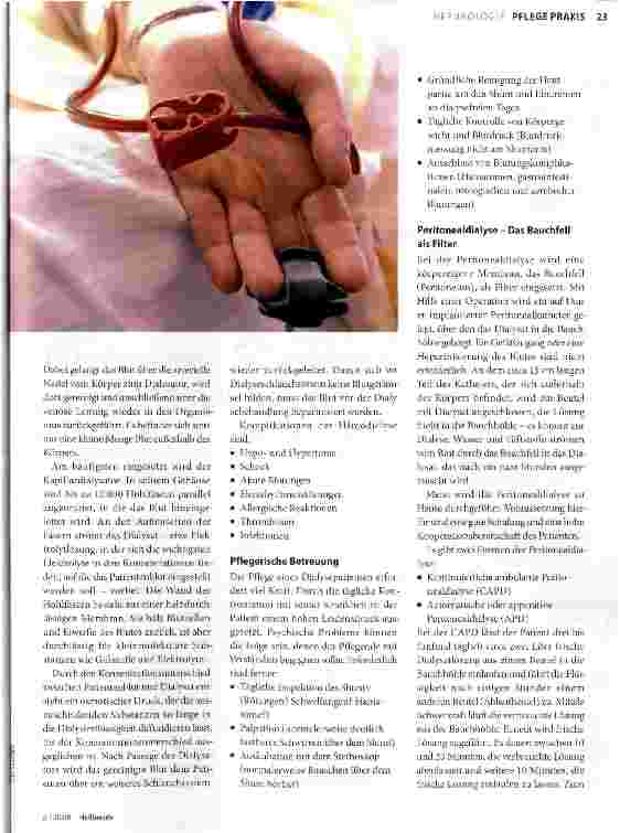 Vorschauseite 2: Formen der Nierenersatztherapie