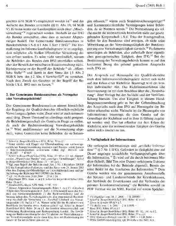 Vorschauseite 4: Gemeinsamer Bundesausschuss verweigert die Informationsfreiheit