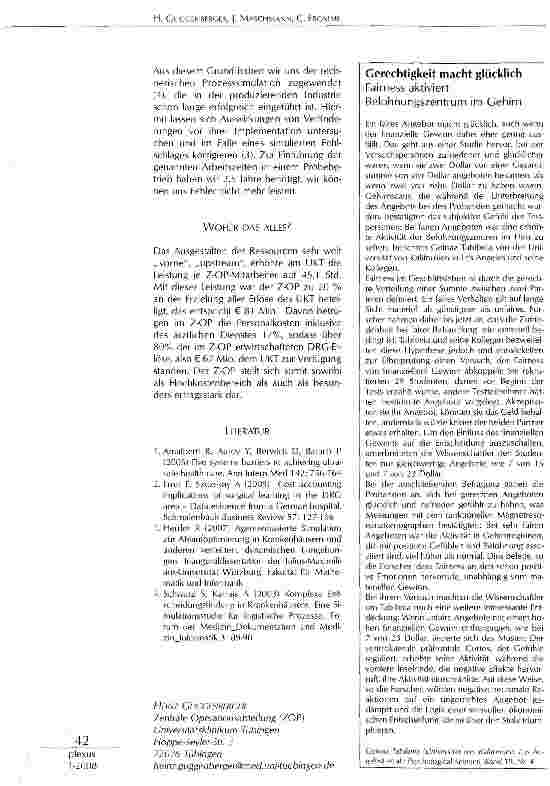 Vorschauseite 5: OPTIMIERUNG VON RAUM-, ZEIT-UND PERSONALRESSOURCEN IM OP