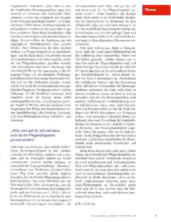 Vorschauseite 4: Modell Pflegestützpunkte