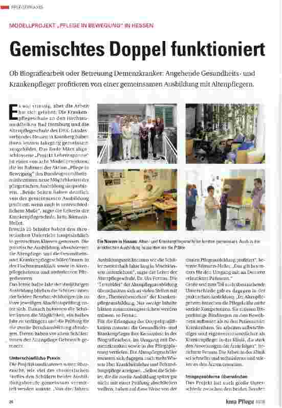 Vorschauseite 1: Gemischtes Doppel funktioniert