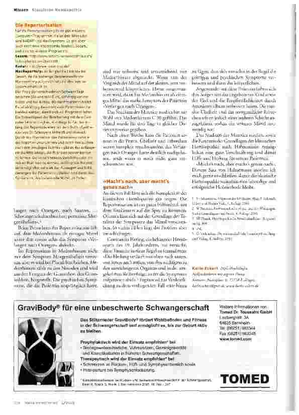 Vorschauseite 3: Dem Similimum auf der Spur