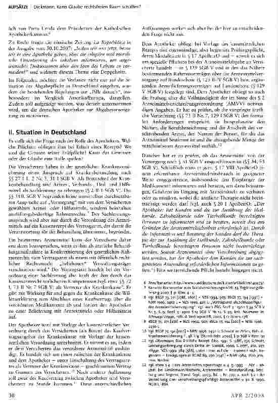 Vorschauseite 2: Kann Glaube rechtsfreien Raum schaffen?