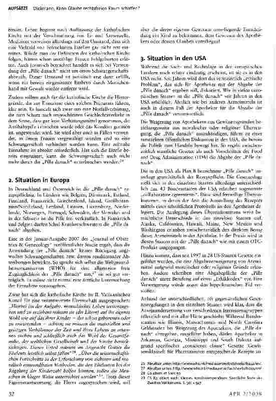 Vorschauseite 4: Kann Glaube rechtsfreien Raum schaffen?