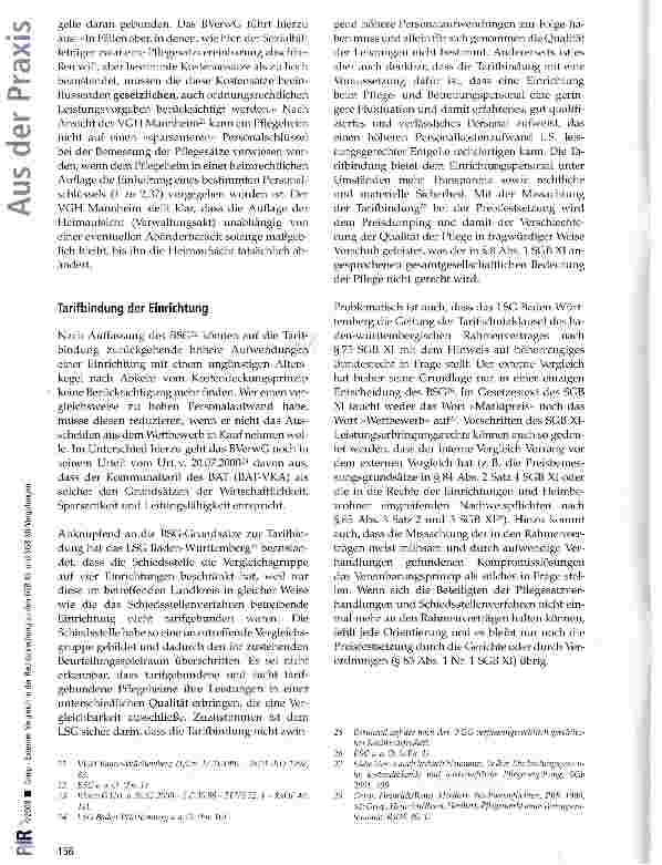 Vorschauseite 4: Externer Vergleich in der Rechtsprechung zu den SGB XIund SGB Xll-Vergütungen