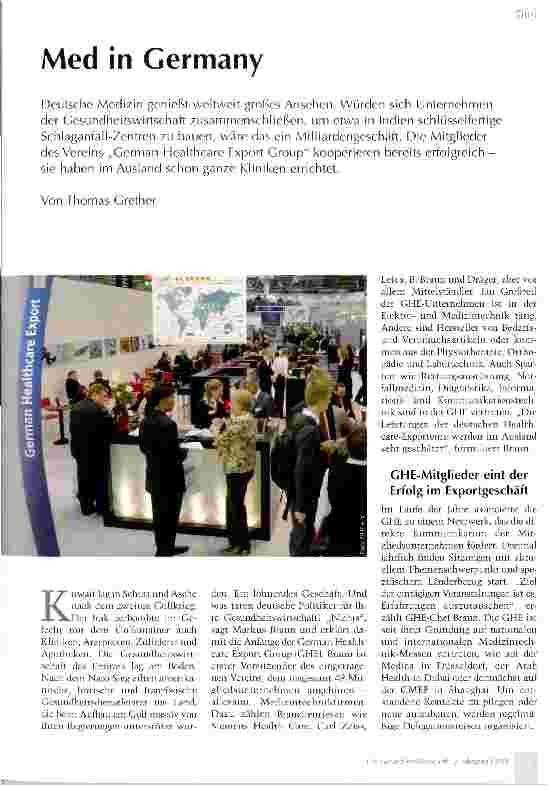 Vorschauseite 1: Med in Germany
